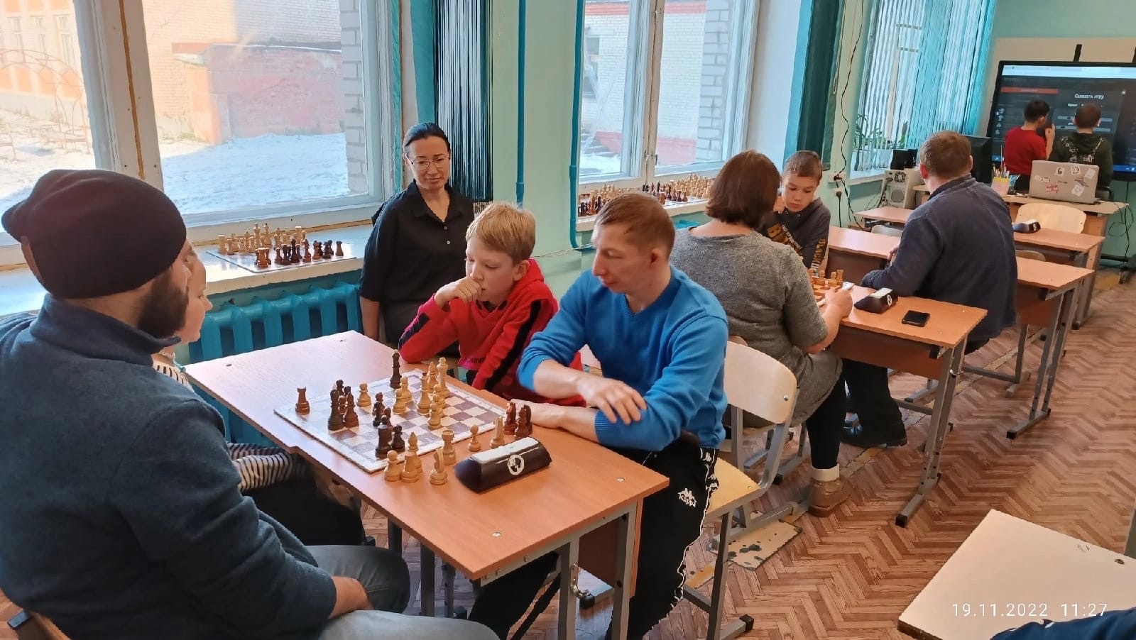 Шахматный турнир &amp;quot;Папа, мама, я - шахматная семья&amp;quot;.